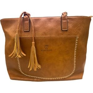 Weimeibaige Leather Oversized Tote Bag